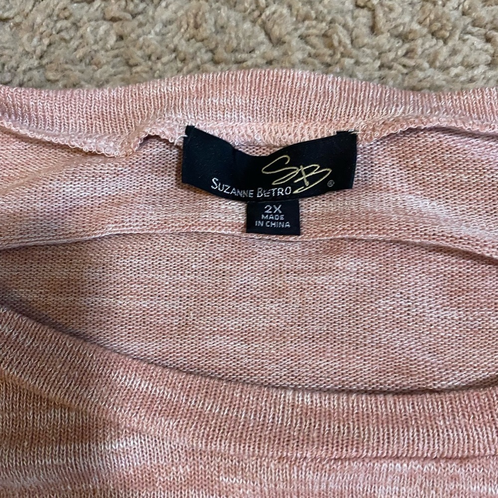 SUZANNA Betro Pale Pink Tunic Top - Picture 7 of 7